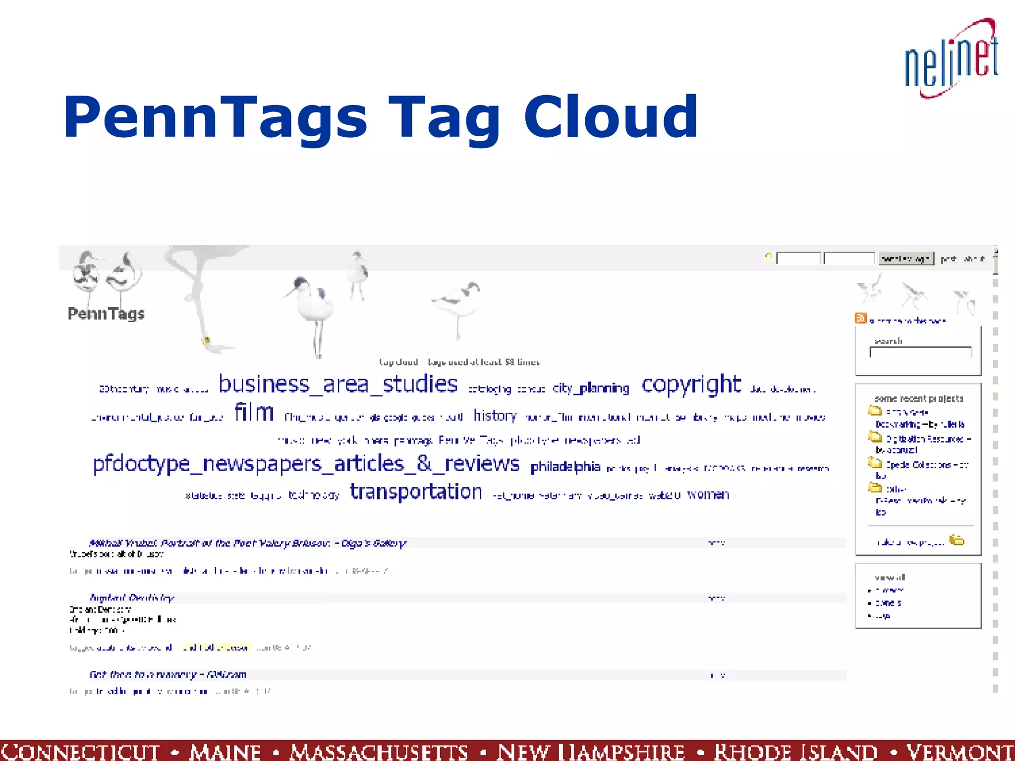 PennTags Tag Cloud 