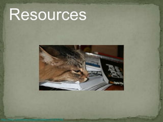 Resources
http://flickr.com/photos/stephenliveshere/524595756/
 