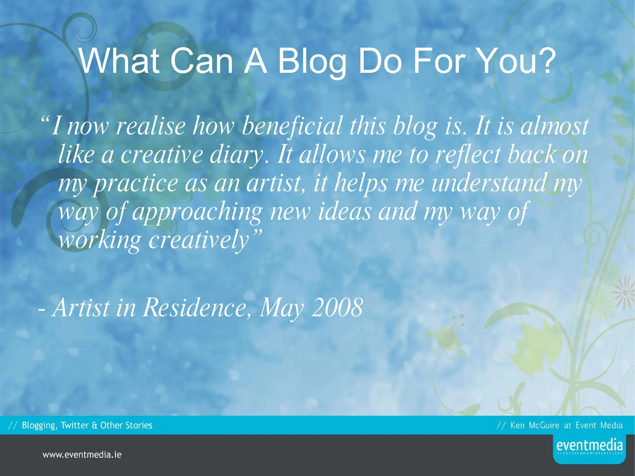 Getting yourself started on Twitter 