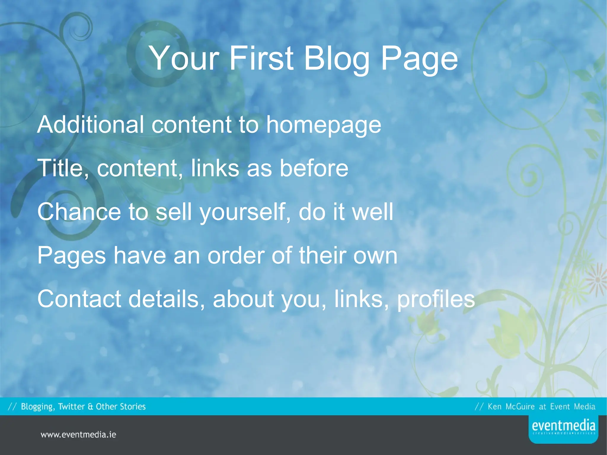 Embed all the cool stuff (photos, videos, podcasts) 