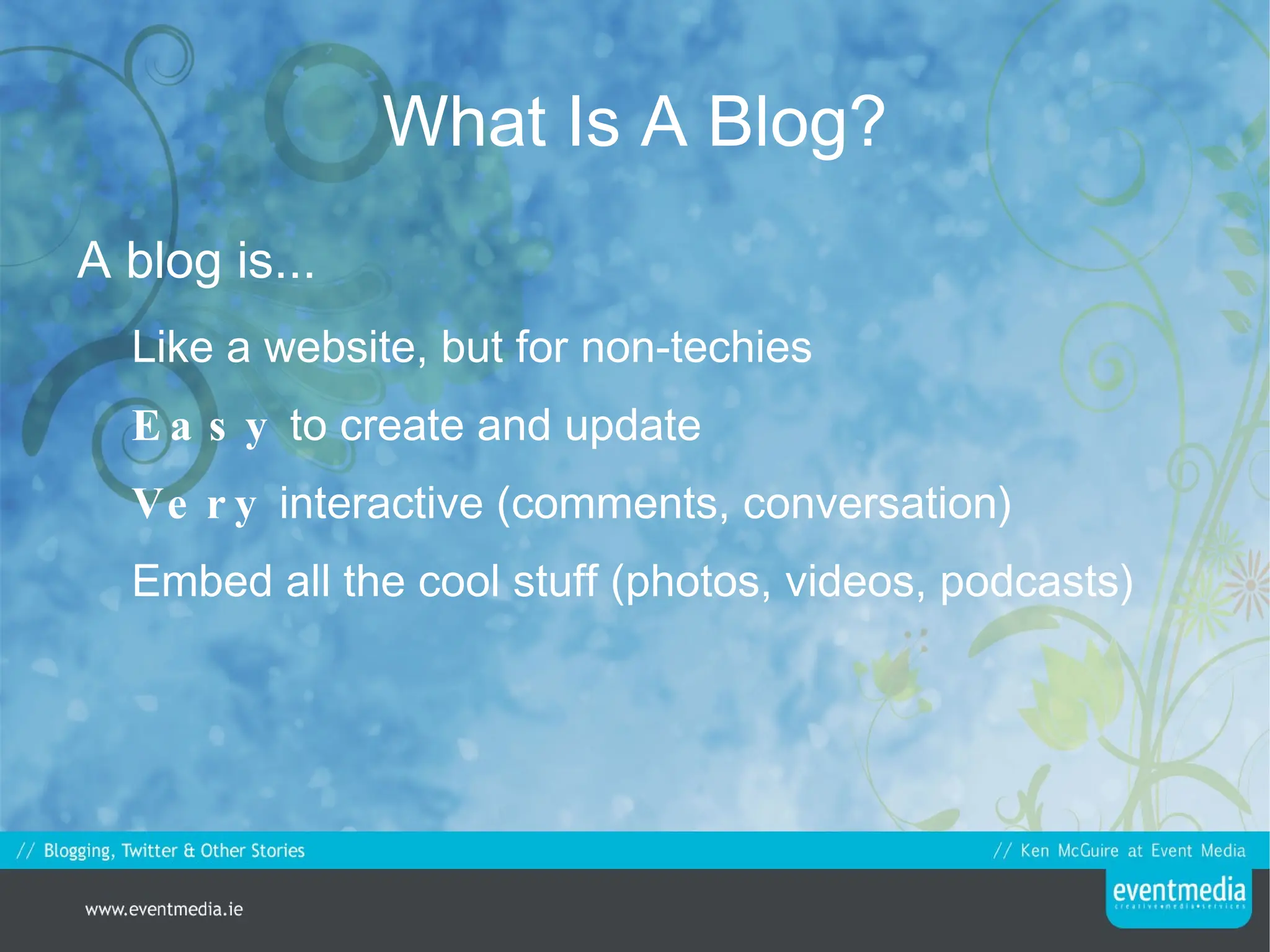 Setting up Your First Blog 