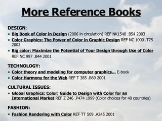 Library Instruction for Color Theory (Extended) | PPT