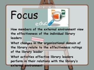 Library Leader Library Leadership | PPS