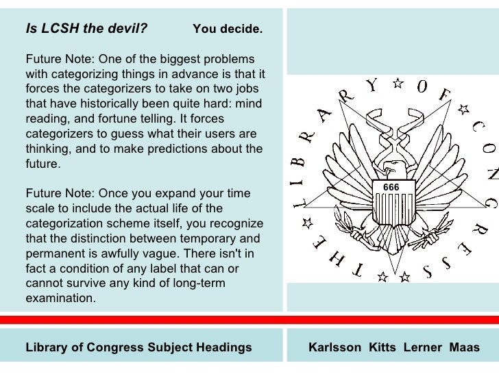 Library of Congress Subject Headings