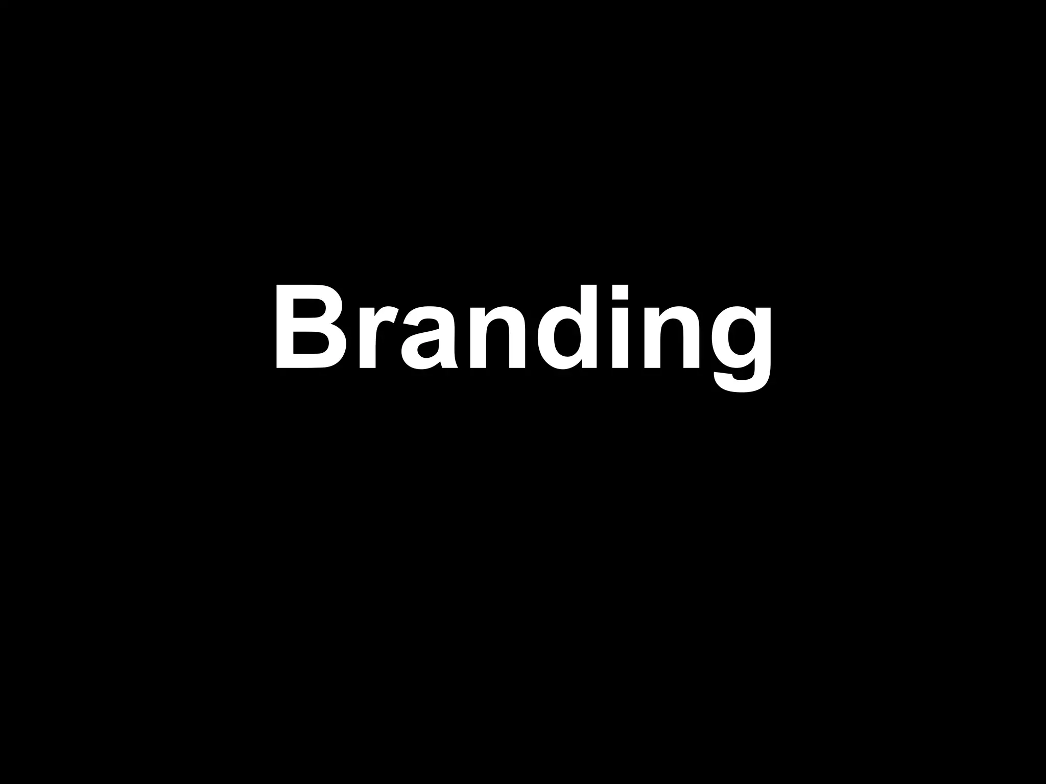 Branding 
