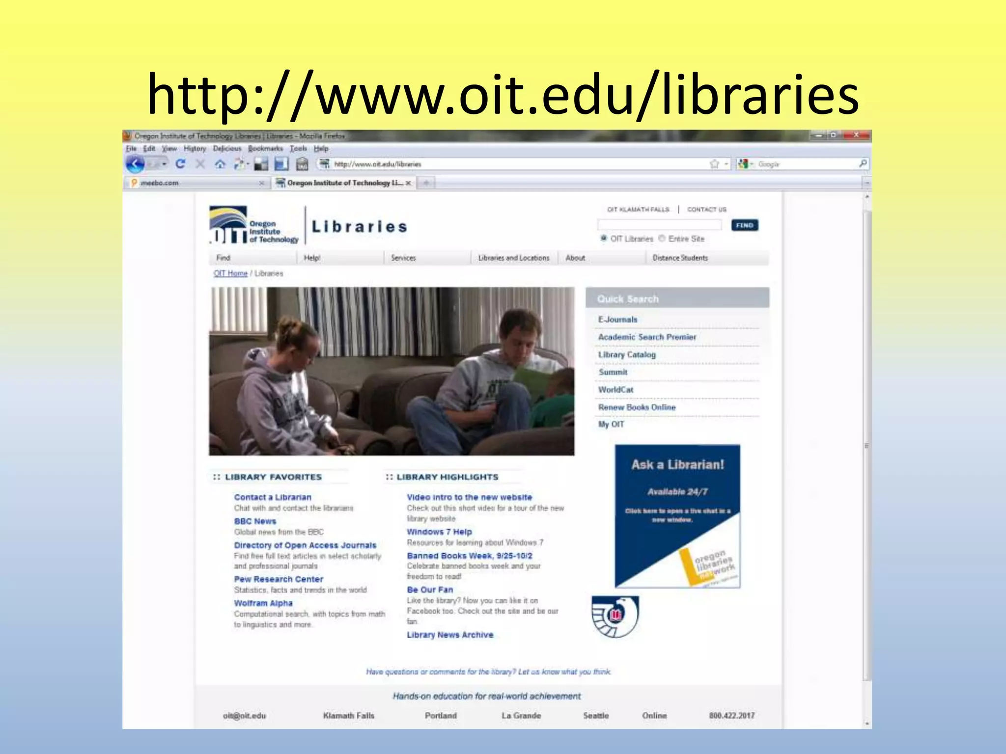 http://www.oit.edu/libraries