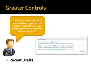 Library 2.0 : Weblogs : Wordpress