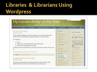 Library 2.0 : Weblogs : Wordpress