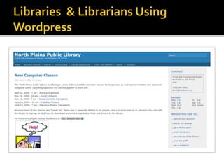 Library 2.0 : Weblogs : Wordpress