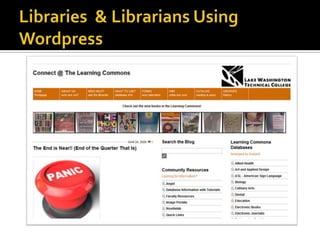 Library 2.0 : Weblogs : Wordpress