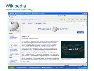 Wikipedia http://en.wikipedia.org/wiki/Web_2.0   