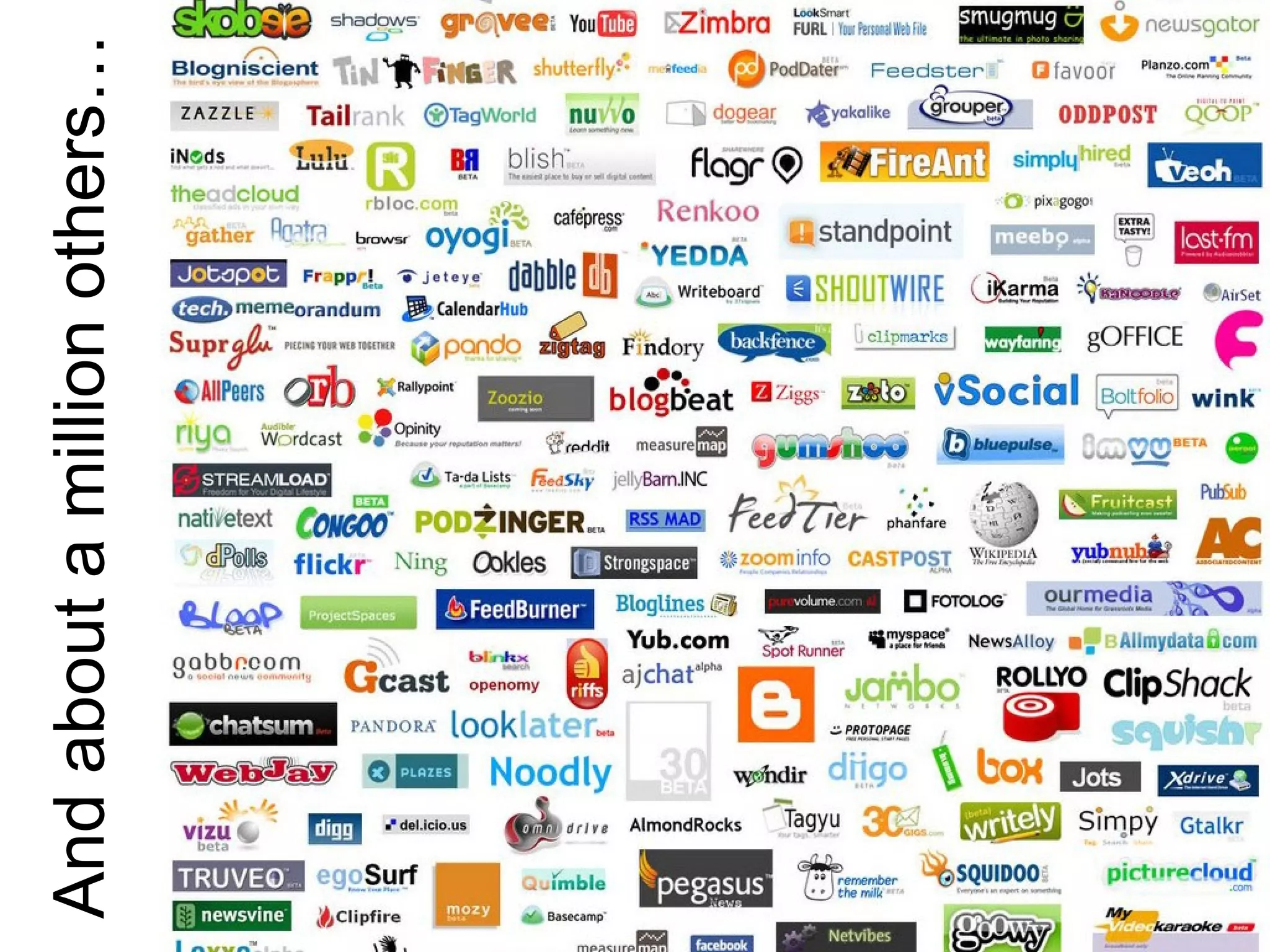 And about a million others…
 