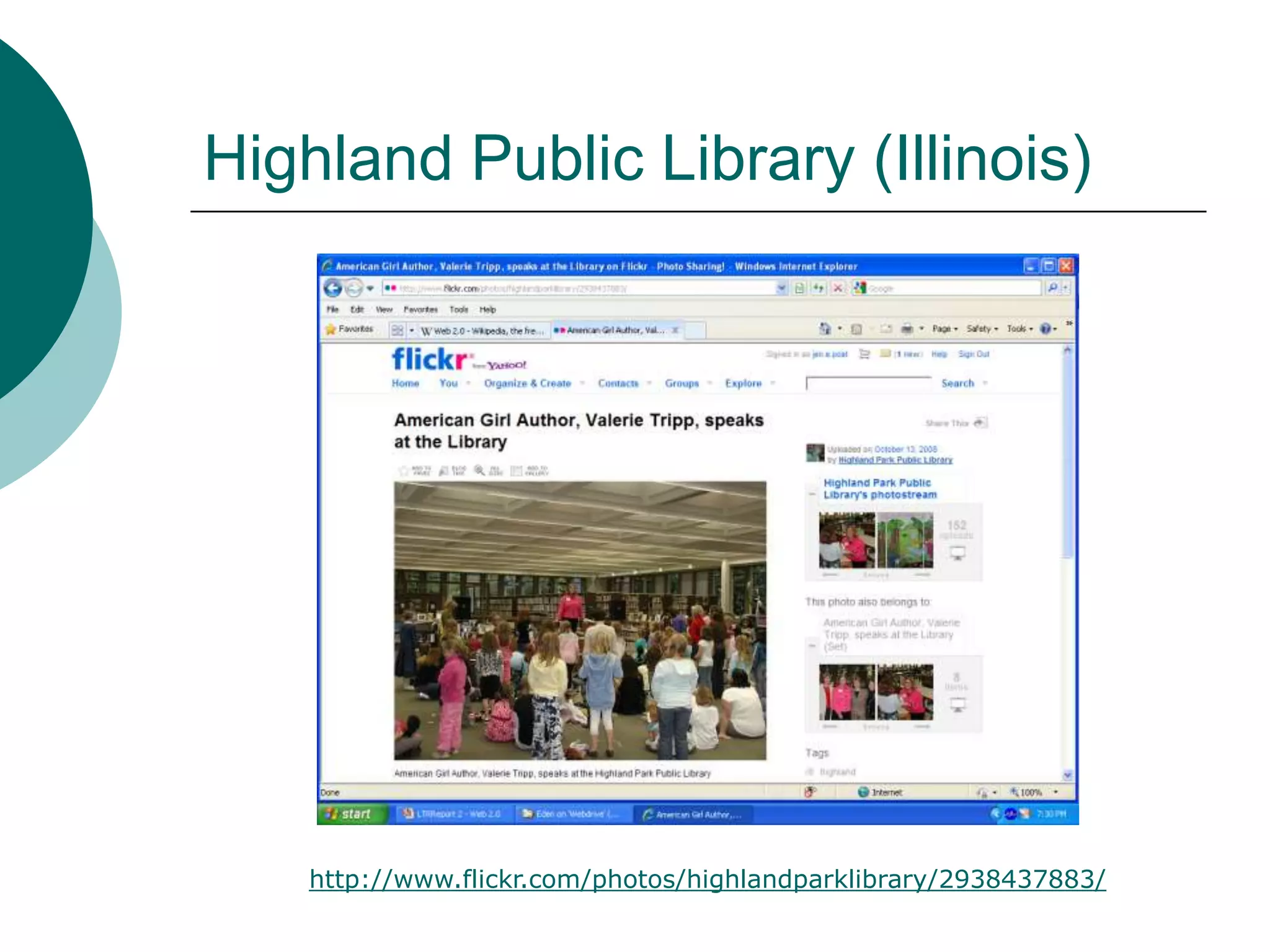 Highland Public Library (Illinois)http://www.flickr.com/photos/highlandparklibrary/2938437883/
