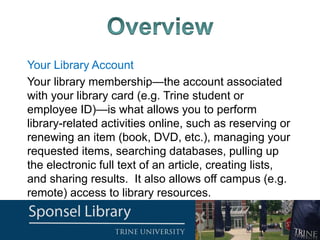 Library Account.pptx