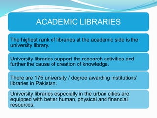 Library Ranks Library and documentation services according to national education ...