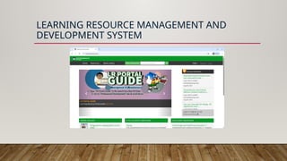 Comprehensive Overview of Library and Learning Resource Center Services ...
