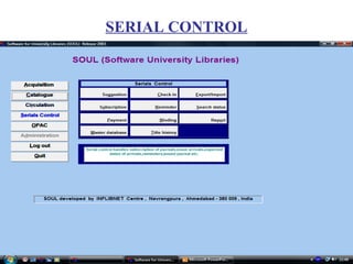 29
SERIAL CONTROL
 