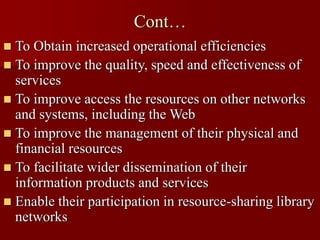 Library Automation.ppt for library and information science | PPT