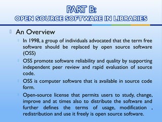 LibraryLibrary Automation and Use of Open Source Software automation and use of open source software