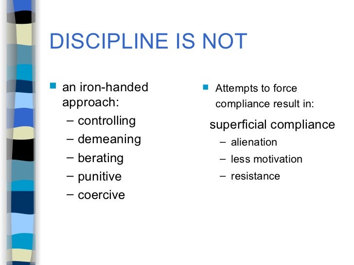 Discipline in high school and elementary education essay