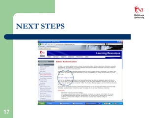 When you find the title of the article you need click on the page numbers and the article will be displayed in the Main Frame of the screen