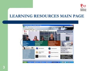 LEARNING RESOURCES MAIN PAGE3