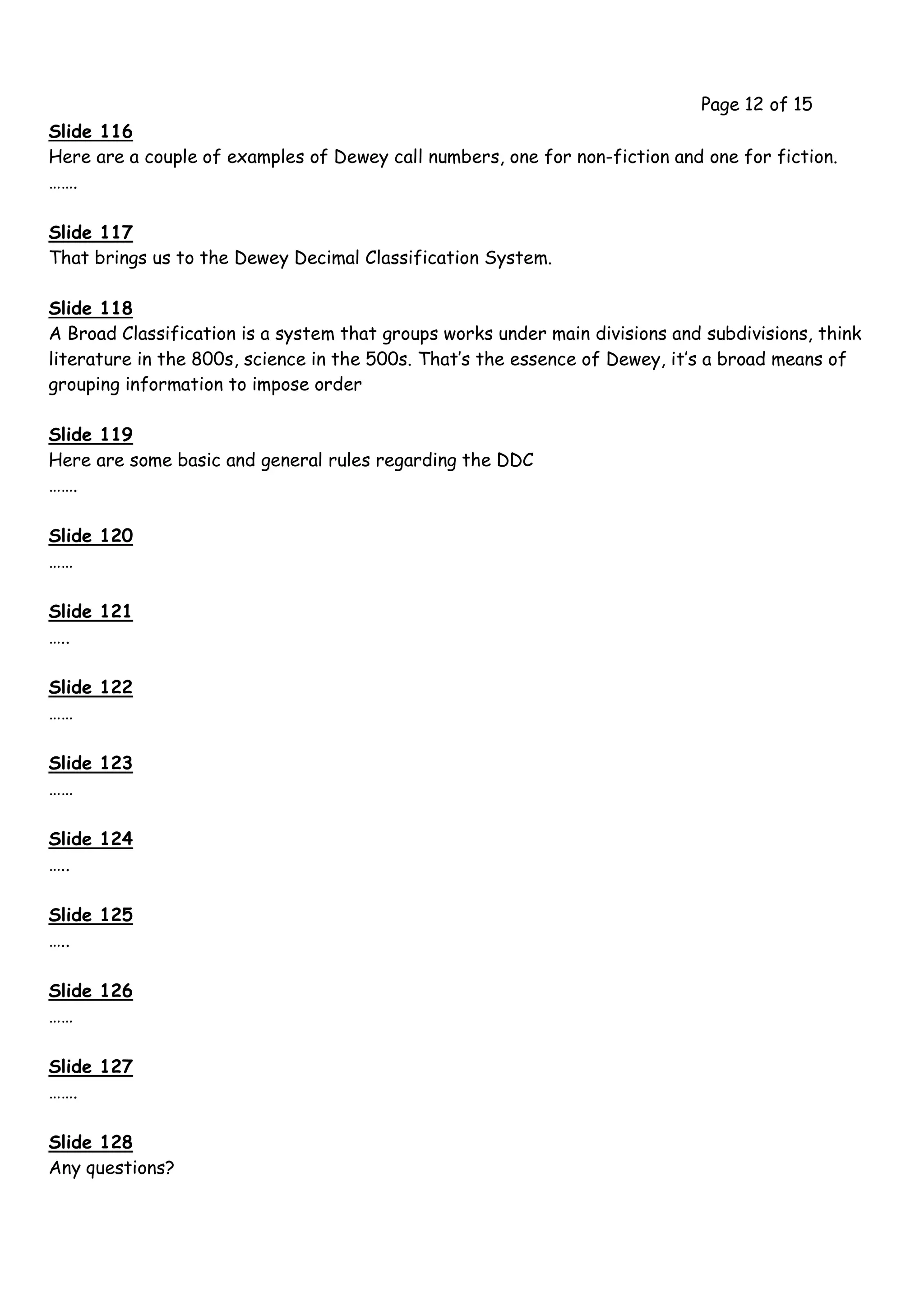 Library Boot Camp Notes | PDF