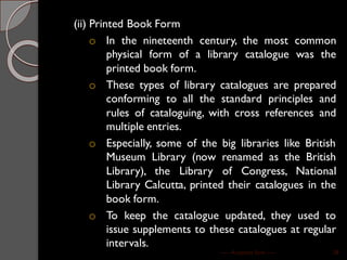 Theory of Library Cataloguing | PDF