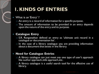Theory of Library Cataloguing | PDF