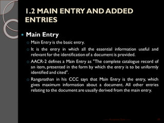 Theory of Library Cataloguing | PDF