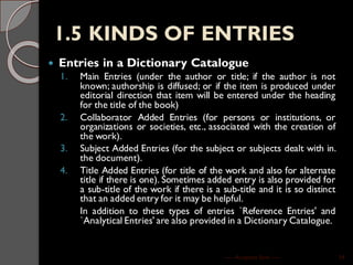 Theory of Library Cataloguing | PDF