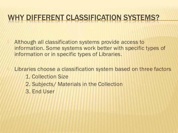 Library classification systems.ppt 2011