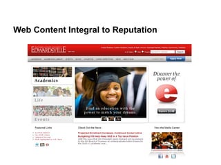 Web Content Integral to Reputation 