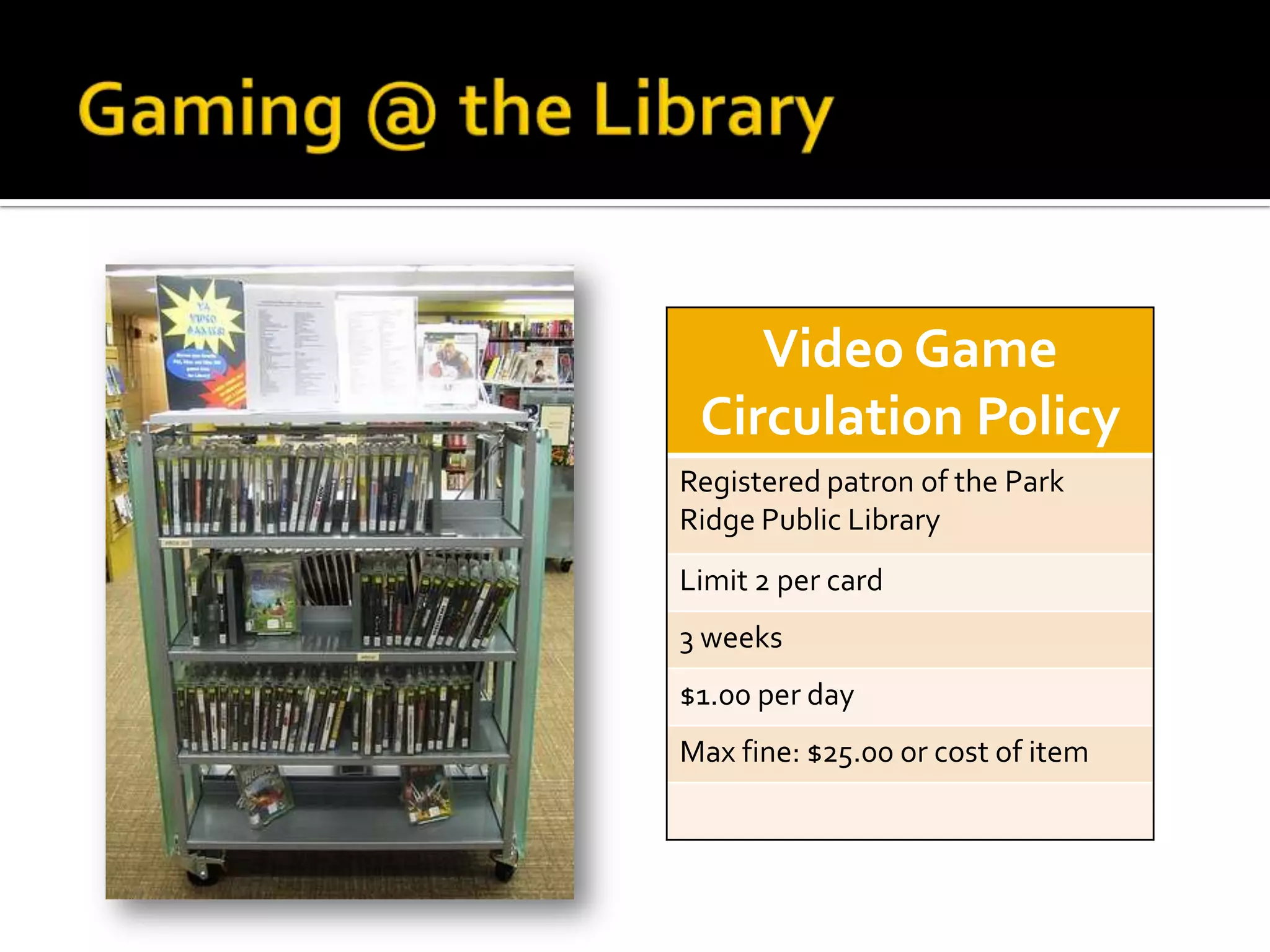 Gaming @ the Library