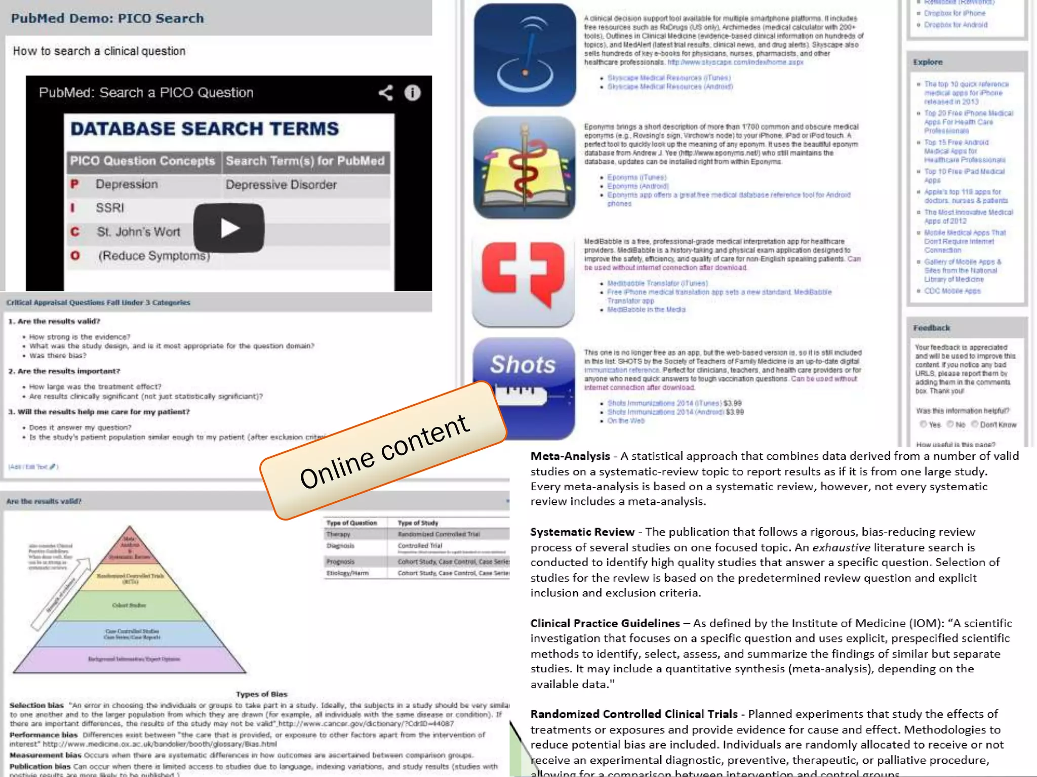 Curriculum-Integrated Library Instruction for PA Students (EBP)