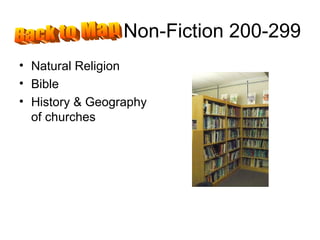 Non-Fiction 200-299 Natural Religion Bible History & Geography of churches Back to Map 