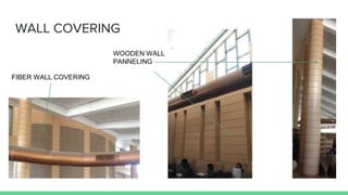 WALL COVERING
FIBER WALL COVERING
WOODEN WALL
PANNELING
 