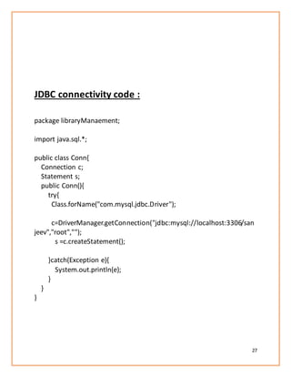 Library manaementreport1 | DOC