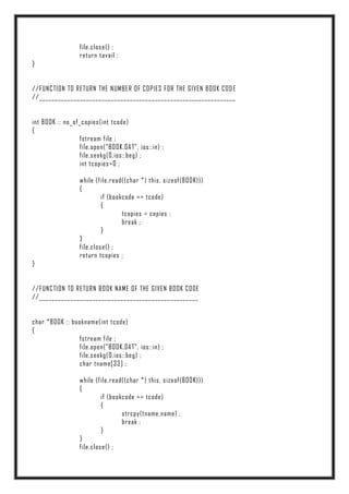 Library management | PDF