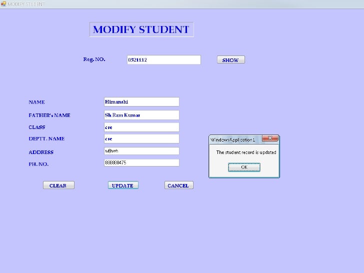Library management system