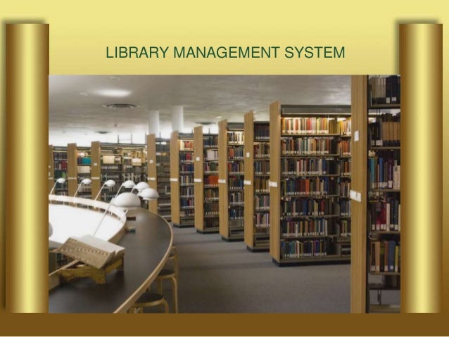 library management system project presentation ppt