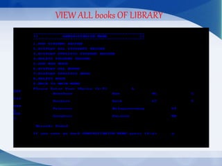 VIEW ALL books OF LIBRARY
 