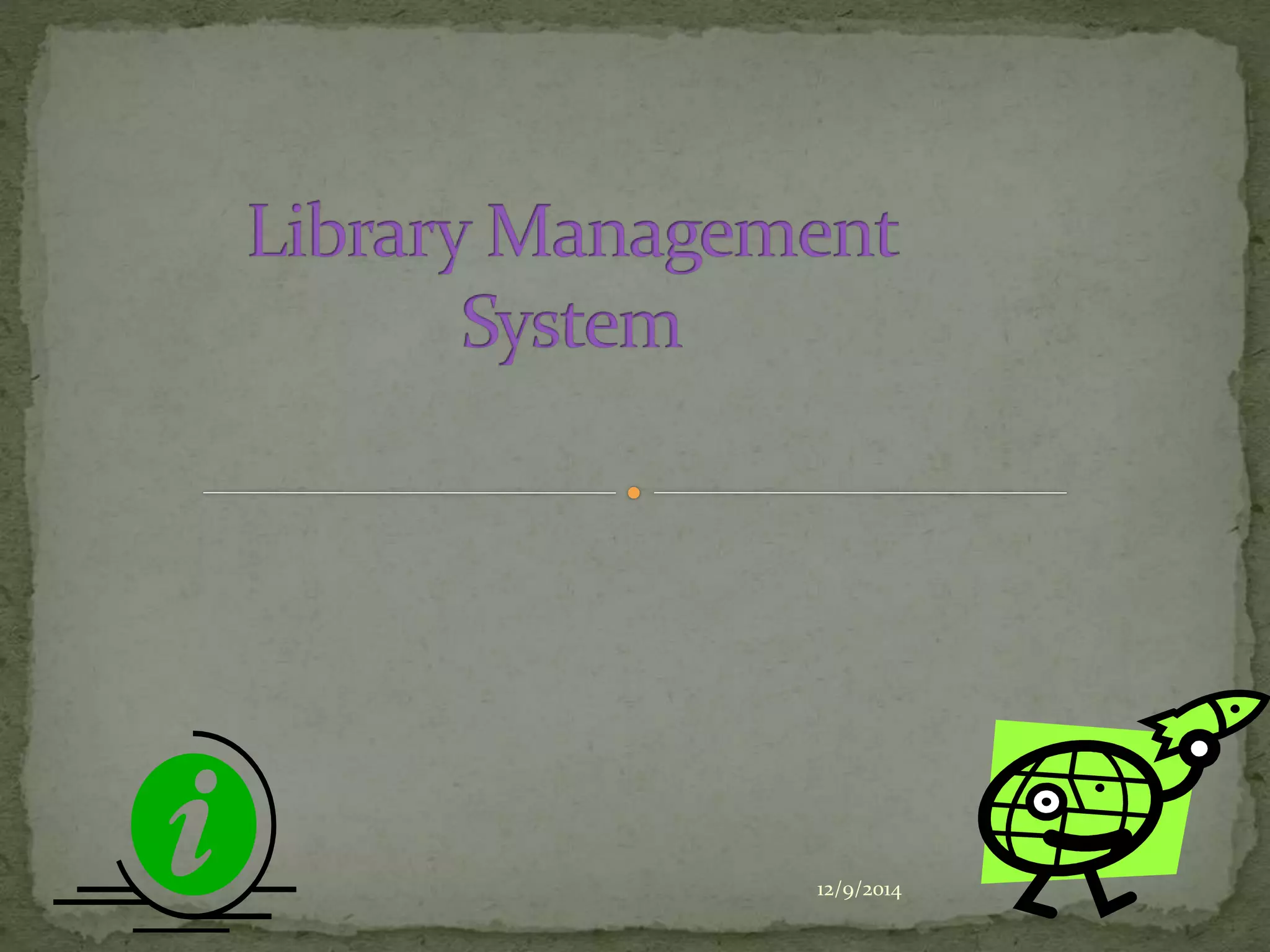 Library management system | PPT