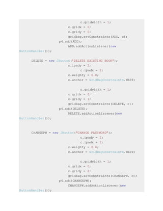 Library management system | DOCX