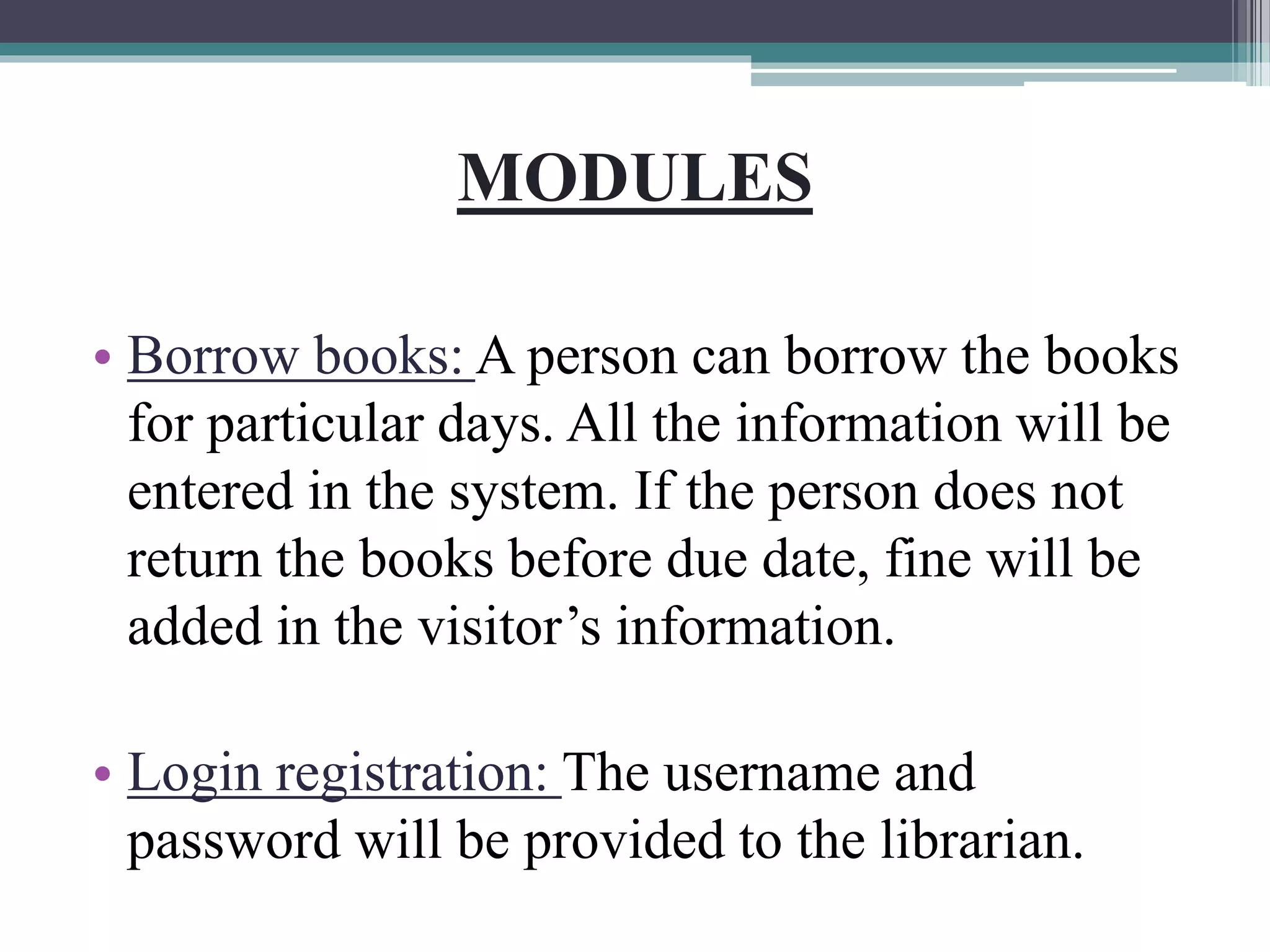 Library management system | PPTX