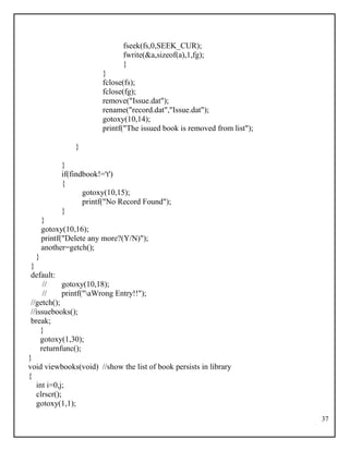 Library management system | PDF