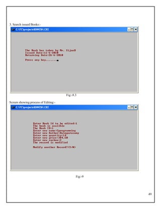 Library management system | PDF