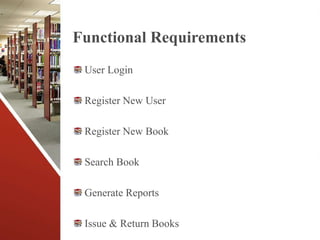 Library management system | PPTX