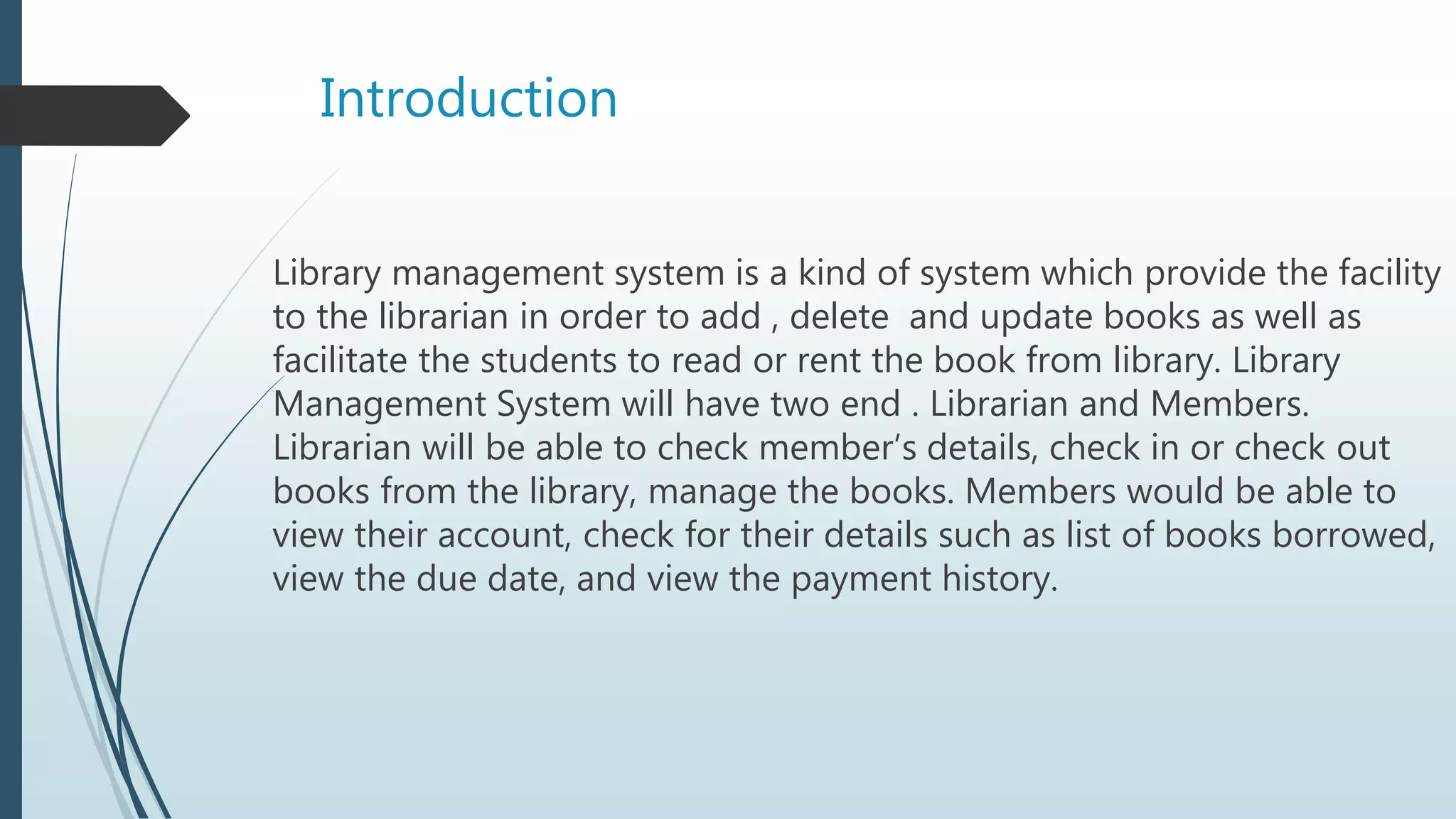 Library management system | PPTX