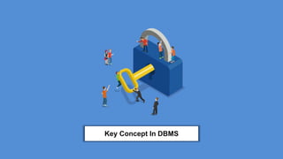 Proprietary content. ©Great Learning. All Rights Reserved. Unauthorized use or distribution
prohibited
Key Concept In DBMS
 